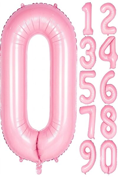 baloss fer 76 cm Pink 0 Number Foil Balloon 1 Piece Birthday Party Organizati...