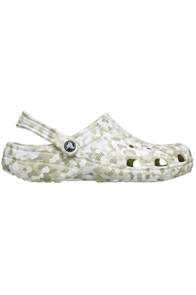 Crocs شبشب كلاسيكي من كونفيتي كلوغ 212462-2MT باللون الأبيض