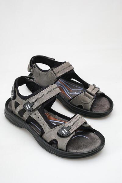 Süperland Genuine Leather Casual Trekking Breathable Men's Sandals