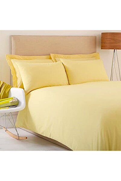 Kotonia Home Bed sheet, 100% cotton, Olandina color, 220x240 cm, straw yellow