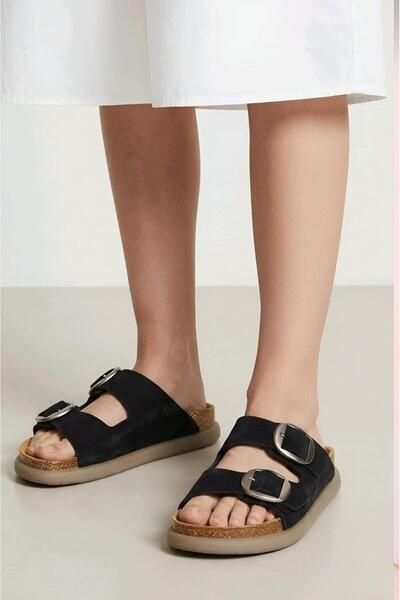 PAPUJ Orthopedic Sole Slippers with Double Strap Buckle, Daily Comfortable Sl...