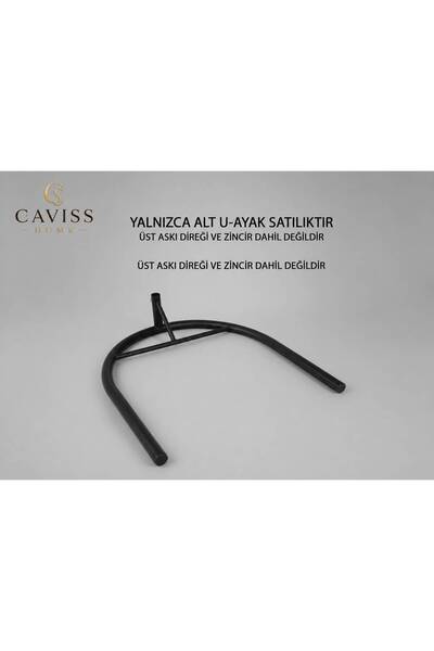cavisshome CAVISS HOME Salıncak Alt U Ayak Standı – Elektrostatik Boyalı Meta...