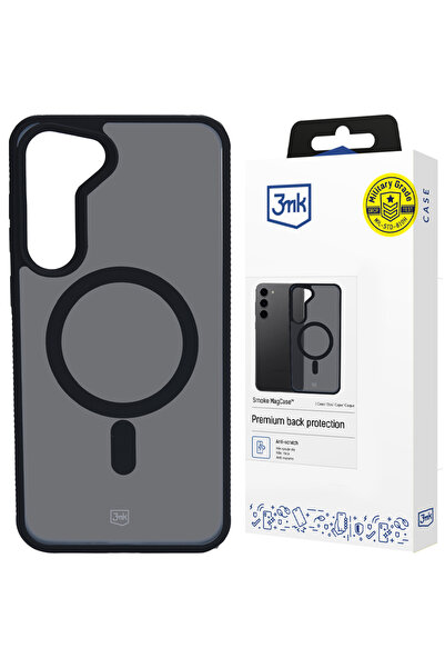 3MK Husă Smoke Magcase pentru Samsung Galaxy S24, anti-spargere și impermeabilă