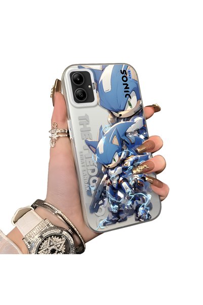 ucuc Samsung Galaxy A05 Compatible Hard Acrylic Back Silicone Edge Lens Prote...