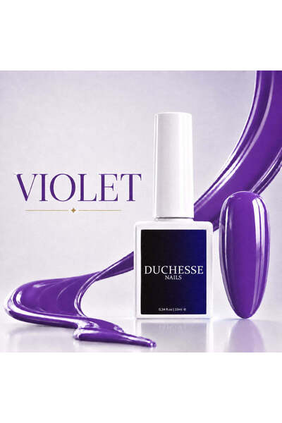 Duchesse Nails Semi-permanent Nail Polish, HEMA & TPO FREE, Shade Classic VIO...