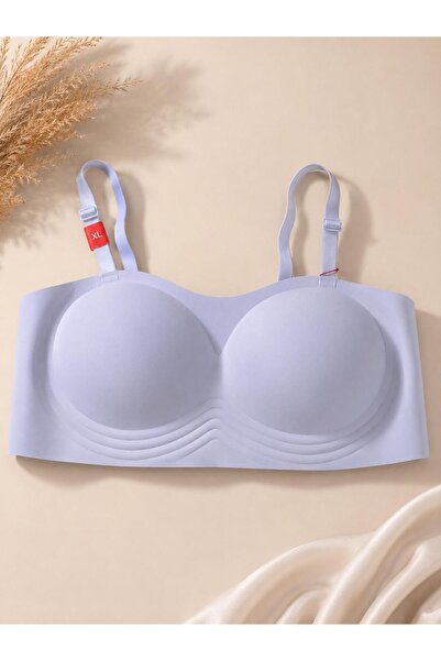 Softwearr Laser Cut Seamless Underwire-Free Strapless Bra with Removable Pads