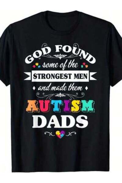 799 تي شيرت Dad Proud Quote God Autism Dads، مريح للاستخدام في الهواء الطلق، ...