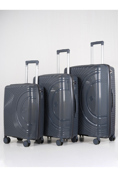 Generic 3-Piece Luggage Set, Polypropylene Material, Lightweight, TSA Lock, 3...