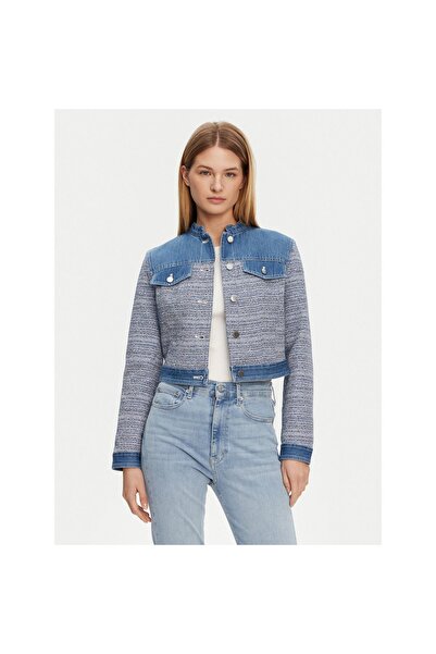 Guess Geacă de blugi pentru femei W5GL23WH610 Albastru
