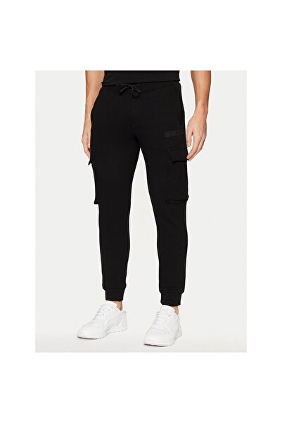 Guess Pantaloni de trening pentru bărbați Z4YB08K9V31 Negru