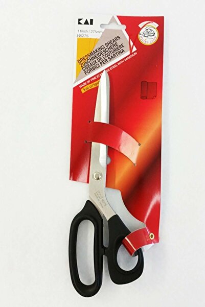 hodbehod Kai N5275-Ke Plastic Handle Tailor and Fabric Cutting Scissors 27.5 ...
