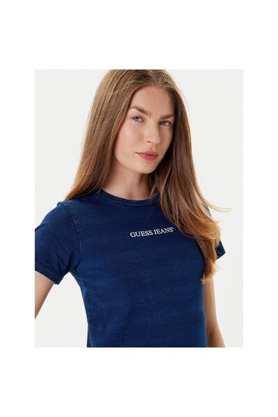 Guess Jeans Γυναικείο T-shirt W5GI41KCTL1 Ναυτικό μπλε