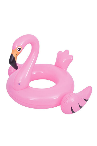 Jilong Pink Flamingo Inflatable Pool & Beach Float Swim Ring, PVC