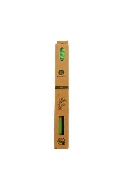Bamboo فرشاة أسنان خضراء ناعمة