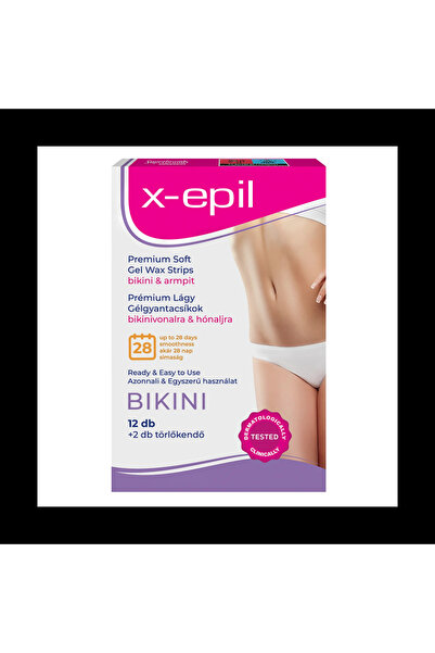 X-Epil Ταινίες αποτρίχωσης με τζελ για μπικίνι και μασχάλες Premium Απαλές γι...
