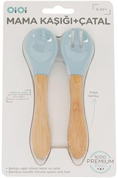 Yıldızan Food Spoon + Fork - Mineral Blue 366376