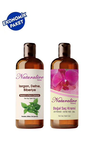 naturalive Nourishing Repairing Shampoo and Natural Conditioner for All Hair ...