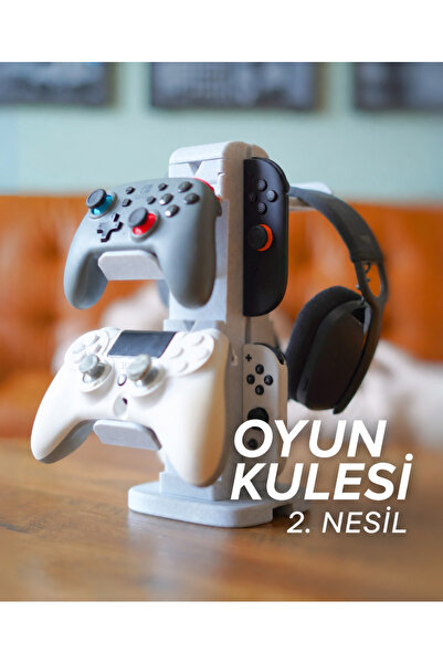Oyun Kulesi 2. Nesil – Çok İşlevli Kulaklık, Kontrolcü & Joy-Con Stant Organizörü