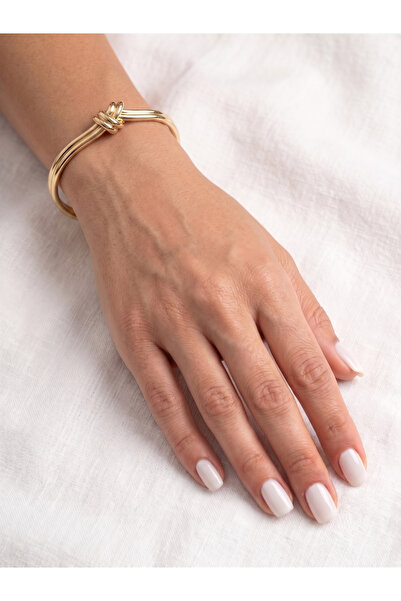 İris Jewelrys Çelik Lope Gold Kelepçe