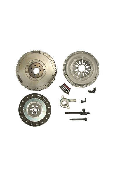 VALEO Kit Set de Ambreiaj cu Rulment si Volant cu Masa Dubla (240mm) Renault ...