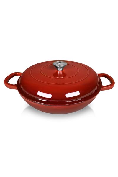 MONDEX Tavă de copt din fontă Rodeluxe Rodeluxe 30x34x6cm crem 1 buc.