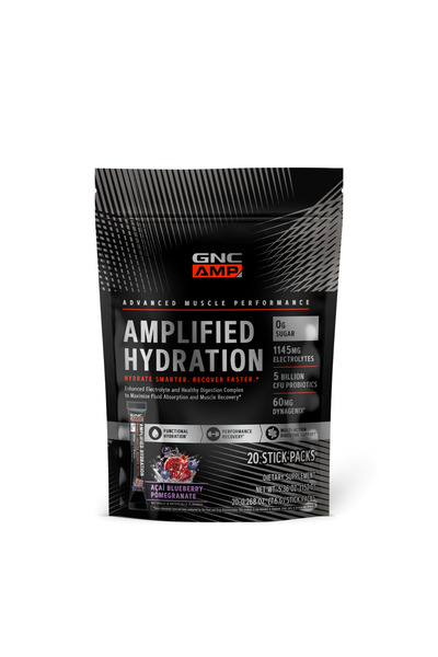 GNC Electroliti cu Aroma de Acai, Afine si Rodie Amplified Hydration 150g - 2...