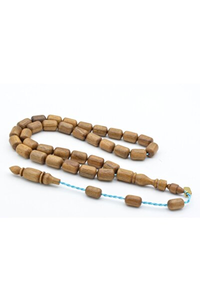 Murty99 Hakkı Usta Signed Capsule Cut Walnut Wood Prayer Beads