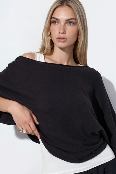 Hiccup Busem Women's Ribbed Crew Neck Sweater