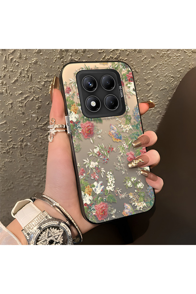 ARTISHELL Redmi Note 14 Pro 4G/5G Uyumlu Renkli Bahar Çiçek Deseni Darbeye Da...