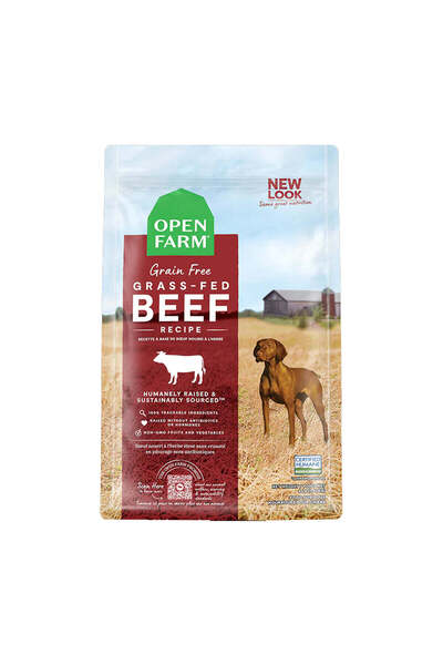 open Farm Grain Free Grass-Fed Beef Dry Dog Food