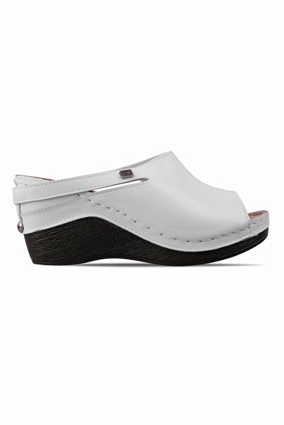Lal Shoes & Bags Piano Women's Genuine Leather Open Toe Wedge Heeled Slippers...