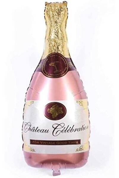 Yıldızan Champagne Bottle Pink Foil Balloon 931845