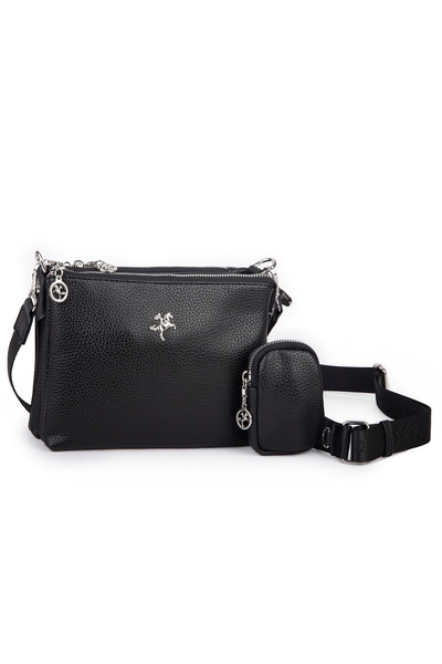 Nas Bag Three-Compartment Women's Messenger Bag (Width: 22 X Length: 17 X Wid...