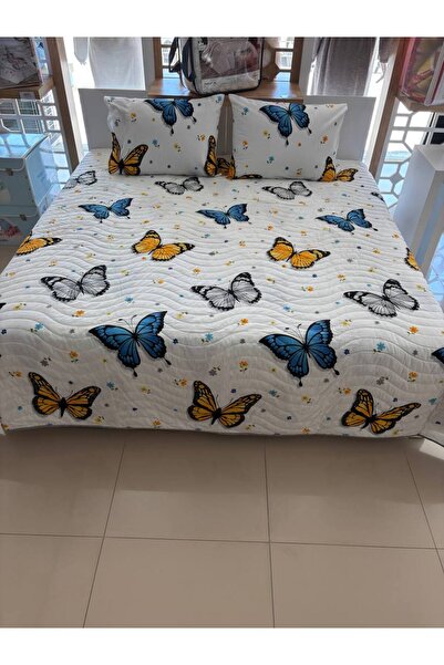 Sudemhome Set cuvertură de pat dublă din bumbac piqué, dimensiune king size |...