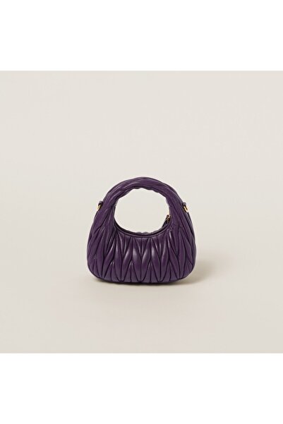 MIULAB Wander nappa leather hobo Shoulder Bag