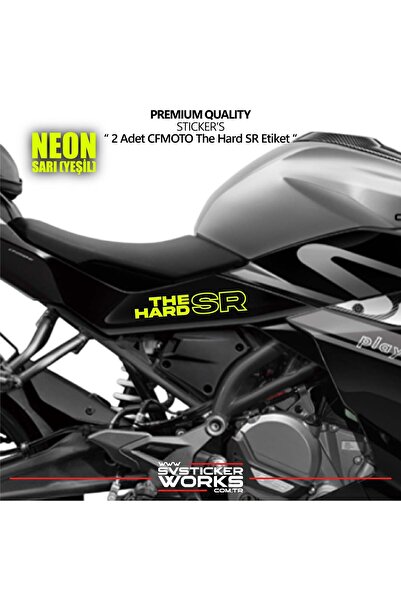 ARONA Cfmoto the Hard Sr Sticker High Quality Foil 2Pcs Sticker Decal
