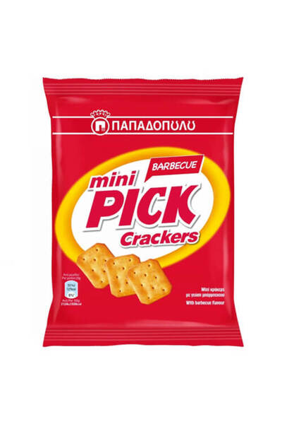 Papadopoulou ΠΑΠΑΔΟΠΟΥΛΟΥ MINI PICK CRACKERS 70gr. - (BARBECUE)
