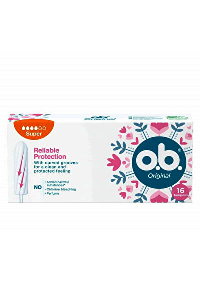 o.b. TAMPONS RELIABLE PROTECTION 16τεμ. - (SUPER)