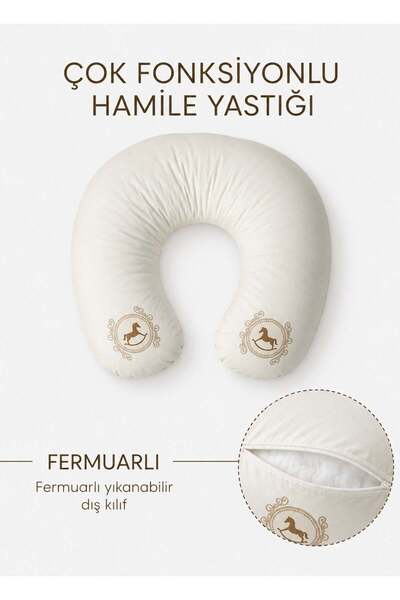 kitikate Royal Çok Fonksiyonlu Emzirme Yastığı Natural