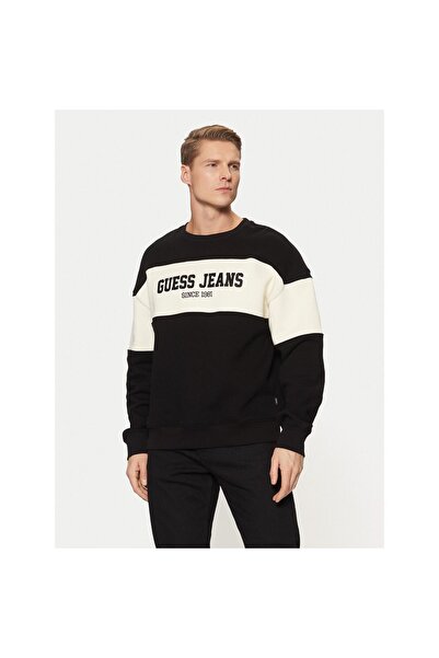 Guess Jeans Bluză bărbătească M4BQ39K9V31 Negru