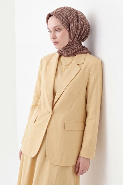 Silk Home Soft Scarf Flow Brown