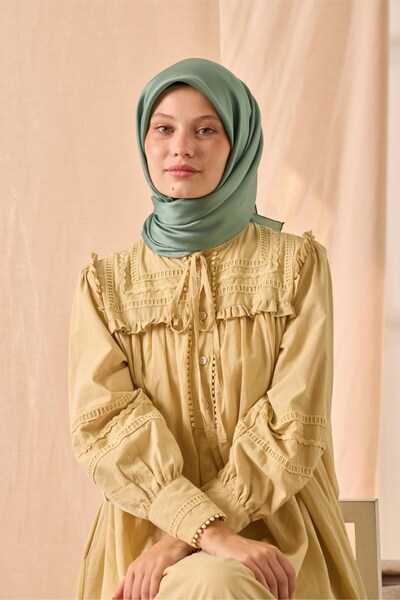 Silk Home Plain Shiny Scarf 75006-78
