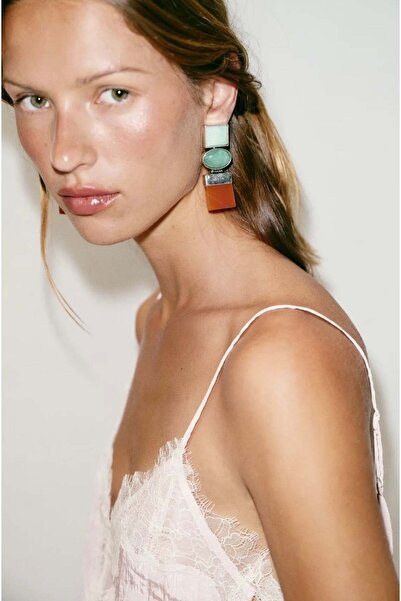 Alice İsstanbul Brand Colorful Resin Earrings
