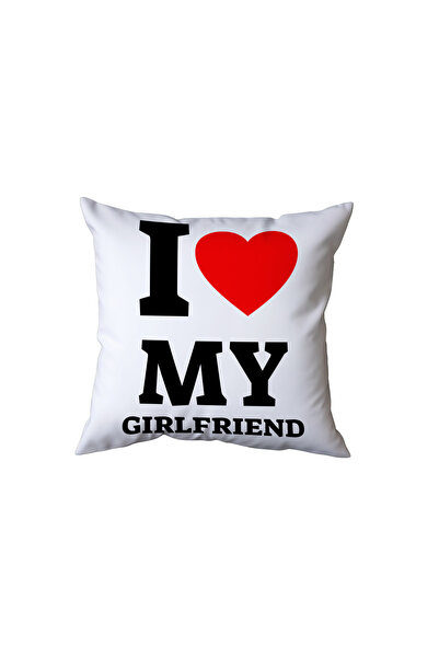 Beramussa I Love My Girlfriend Pillow, Gift for Lover
