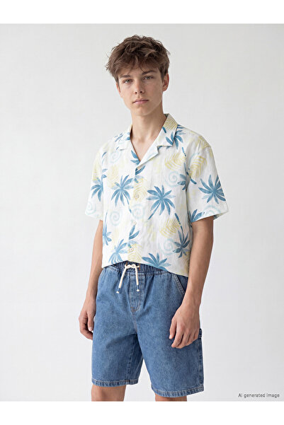 LC Waikiki قميص للأولاد منقوش