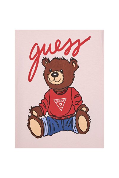 Guess Tricou de fată H4BT01I3Z14 Roz