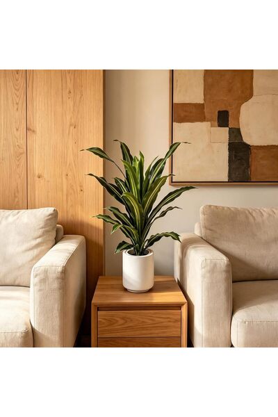 Garvee Realistic Artificial Brazilian Iron Tree – Faux Dracaena Fragrans for ...
