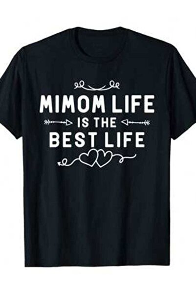 799 تي شيرت رجالي من Mimom Is The Best Life Grandma Mom Mothers Day برقبة دائ...