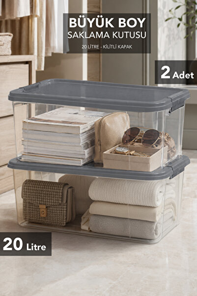 Meleni Home Organizator pentru dulap cu 2 compartimente - Cutie de depozitare...