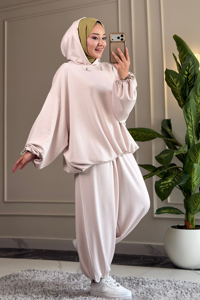 Suede Style 6610 - Stylish Comfortable Viscose Soft Interlock Fabric Hooded W...